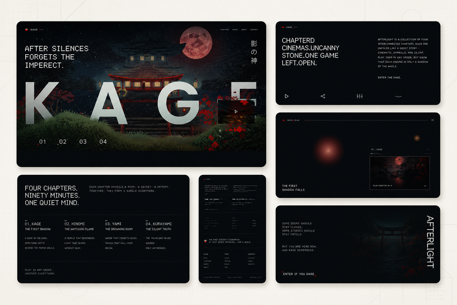 Kage - A 3D website